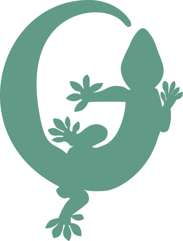 GECO Logo: nur das Gecko G
