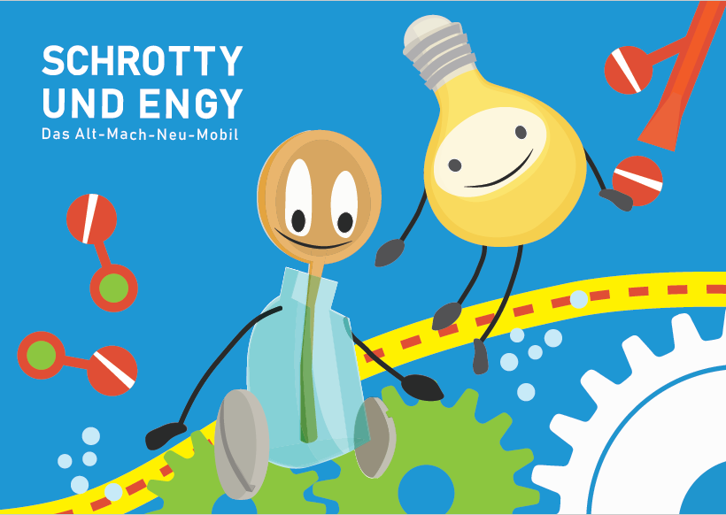 Schrotty und Engy vom Verein Fratz Graz, Kinderprogramm